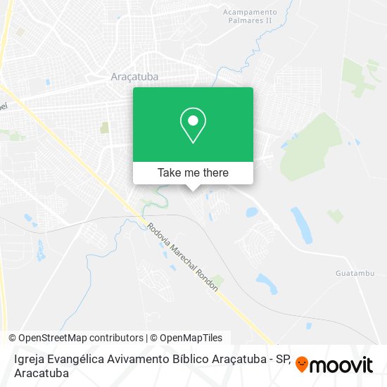 Igreja Evangélica Avivamento Bíblico Araçatuba - SP map