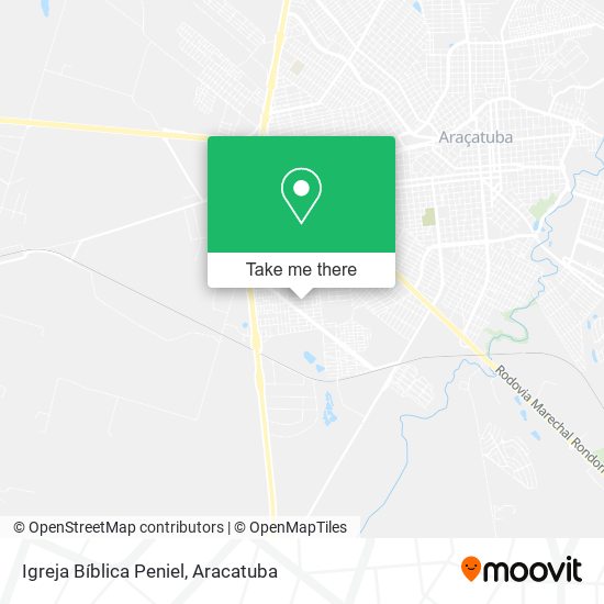 Mapa Igreja Bíblica Peniel