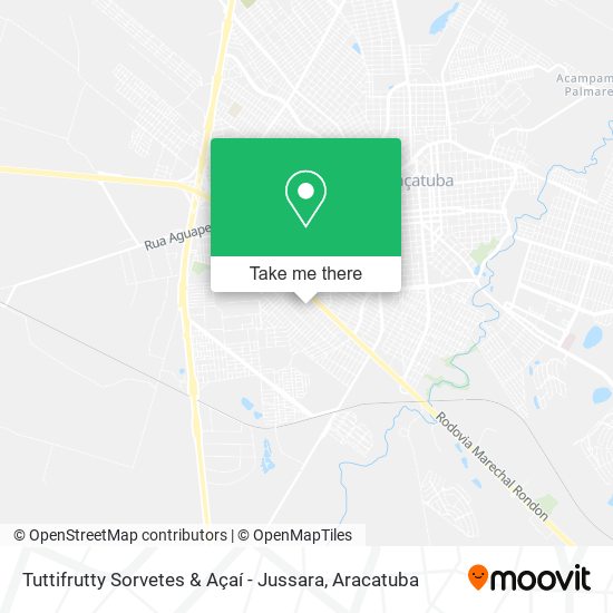 Tuttifrutty Sorvetes & Açaí - Jussara map