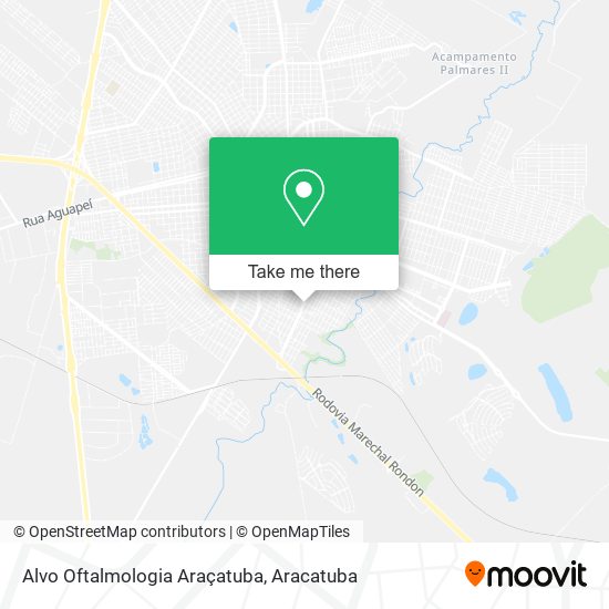 Alvo Oftalmologia Araçatuba map