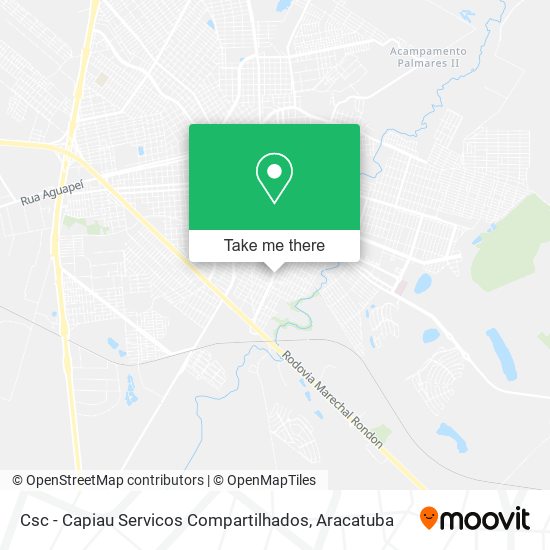 Csc - Capiau Servicos Compartilhados map