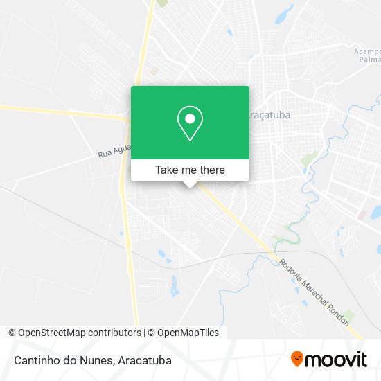 Cantinho do Nunes map
