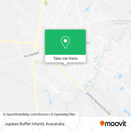 Mapa Jujubex Buffet Infantil