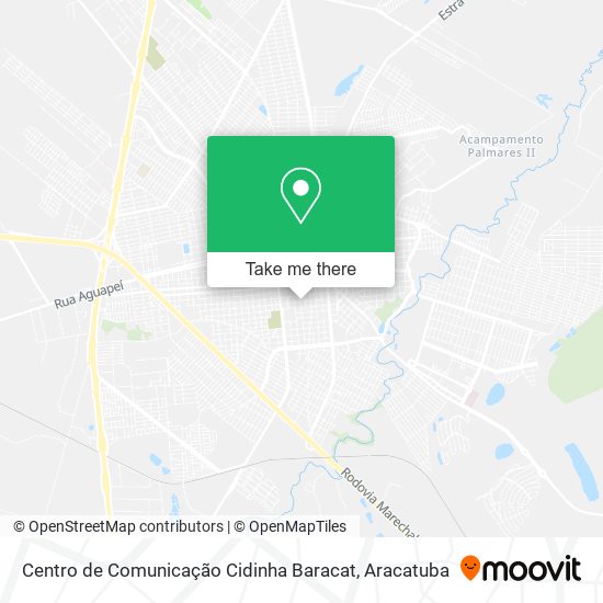 Centro de Comunicação Cidinha Baracat map