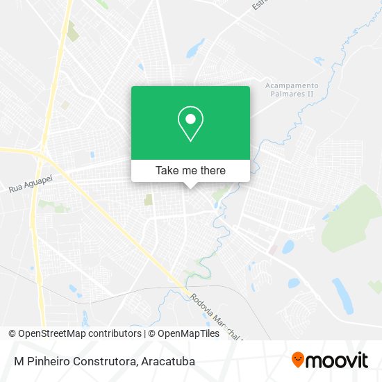 Mapa M Pinheiro Construtora