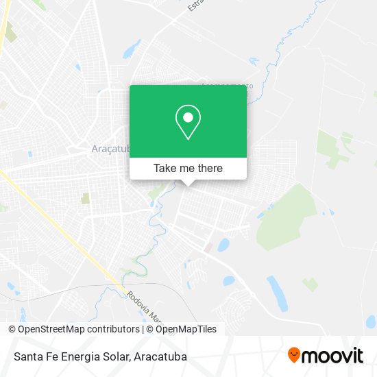 Santa Fe Energia Solar map