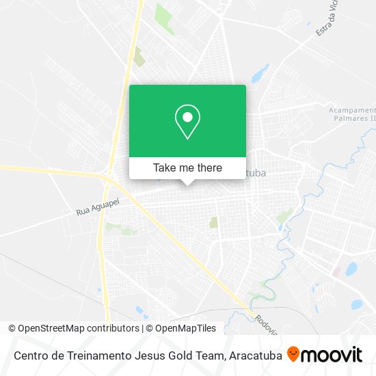 Centro de Treinamento Jesus Gold Team map