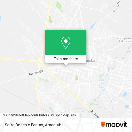 Safra Doces e Festas map