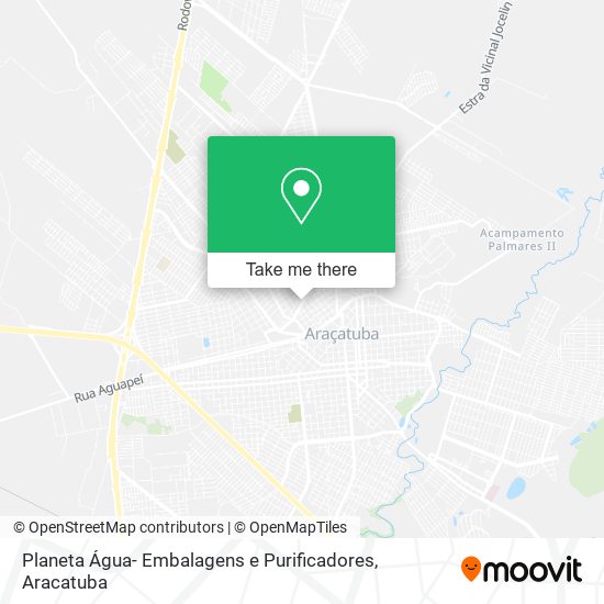 Planeta Água- Embalagens e Purificadores map