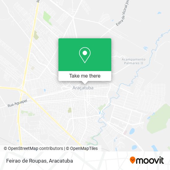 Mapa Feirao de Roupas