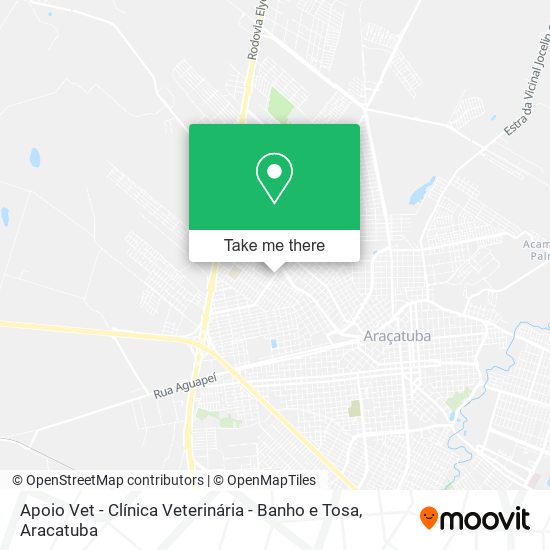 Mapa Apoio Vet - Clínica Veterinária - Banho e Tosa