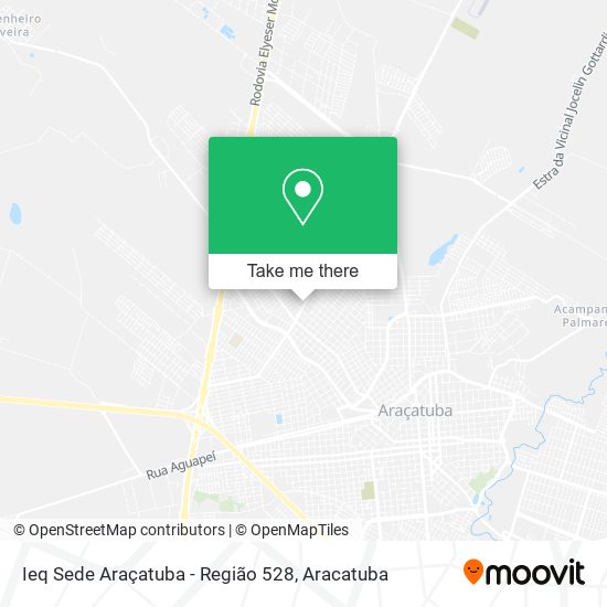 Ieq Sede Araçatuba - Região 528 map