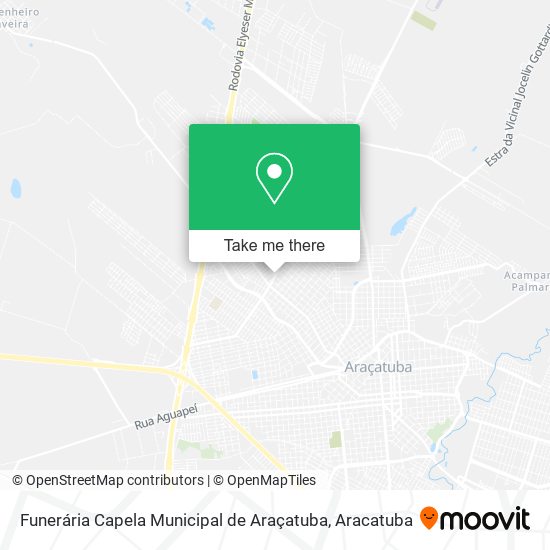 Funerária Capela Municipal de Araçatuba map