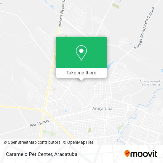 Mapa Caramelo Pet Center