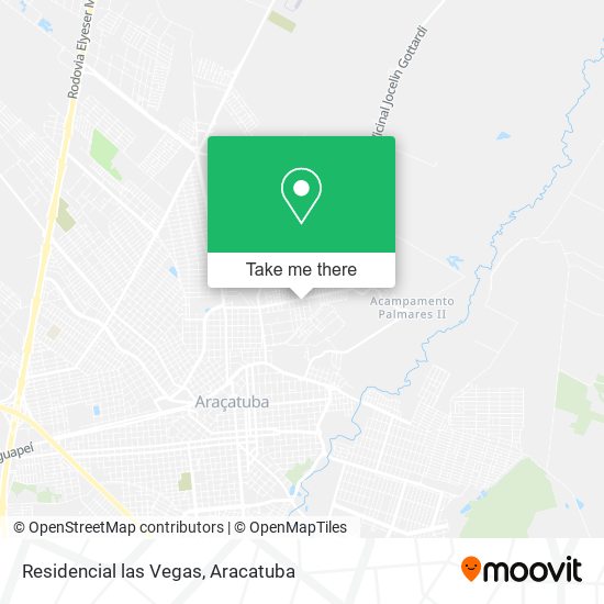 Residencial las Vegas map