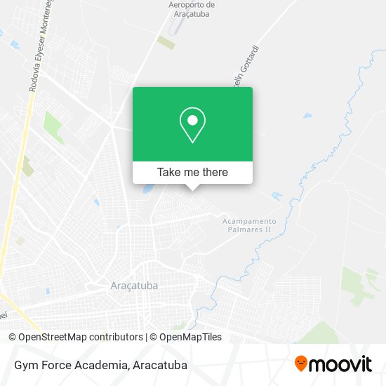 Mapa Gym Force Academia