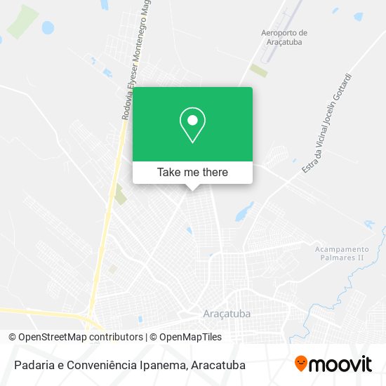Padaria e Conveniência Ipanema map