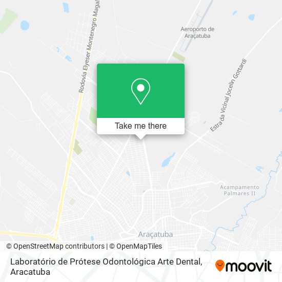 Laboratório de Prótese Odontológica Arte Dental map