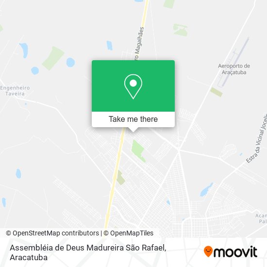 Mapa Assembléia de Deus Madureira São Rafael