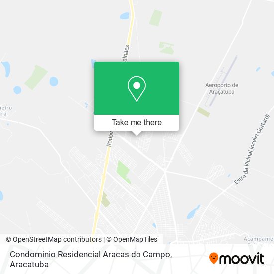 Condominio Residencial Aracas do Campo map