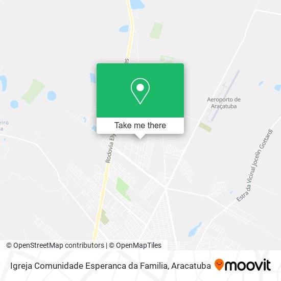 Mapa Igreja Comunidade Esperanca da Familia