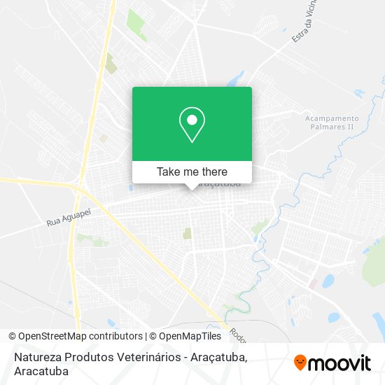 Natureza Produtos Veterinários - Araçatuba map