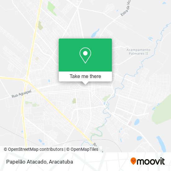 Papelão Atacado map