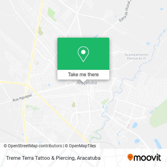 Mapa Treme Terra Tattoo & Piercing