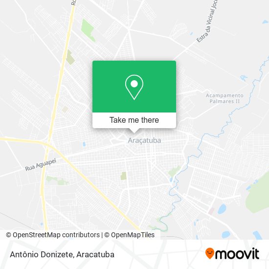Antônio Donizete map