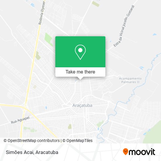 Simões Acai map