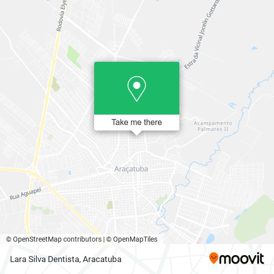 Lara Silva Dentista map