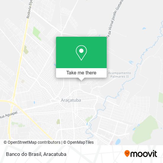 Banco do Brasil map