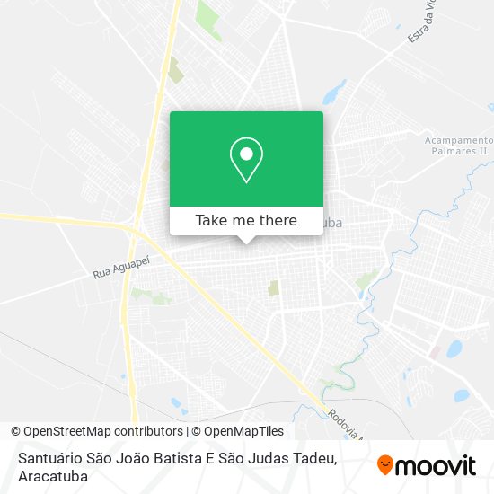 Santuário São João Batista E São Judas Tadeu map
