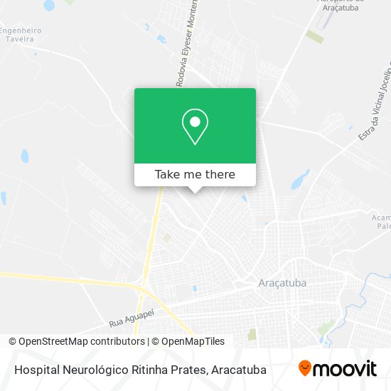 Mapa Hospital Neurológico Ritinha Prates