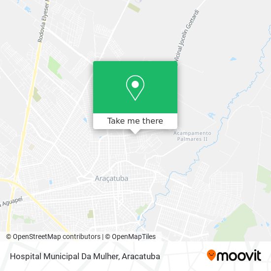 Hospital Municipal Da Mulher map
