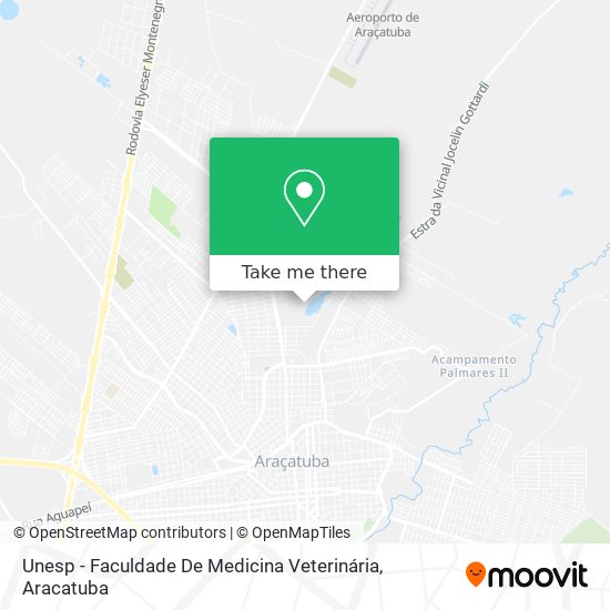 Mapa Unesp - Faculdade De Medicina Veterinária