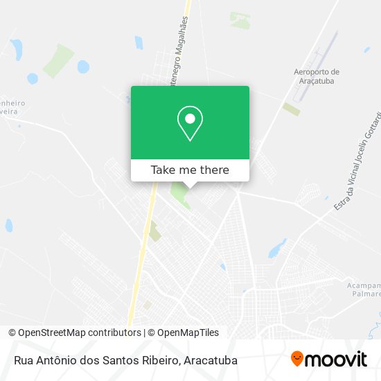 Rua Antônio dos Santos Ribeiro map