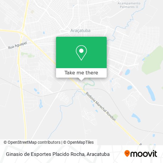 Ginasio de Esportes Placido Rocha map