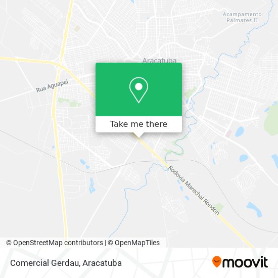 Comercial Gerdau map