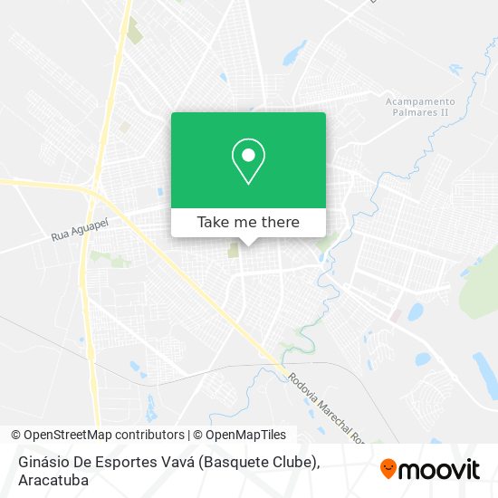 Mapa Ginásio De Esportes Vavá (Basquete Clube)