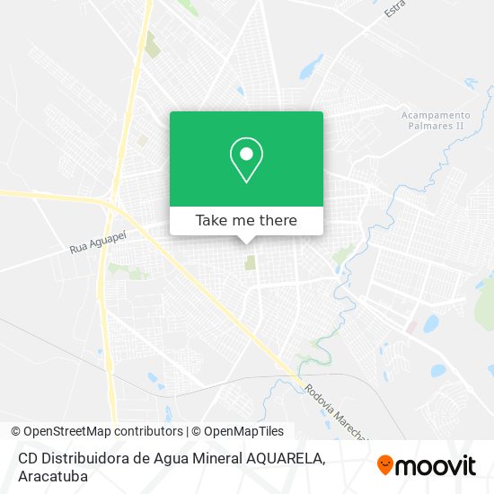 CD Distribuidora de Agua Mineral AQUARELA map