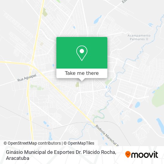 Ginásio Municipal de Esportes Dr. Plácido Rocha map