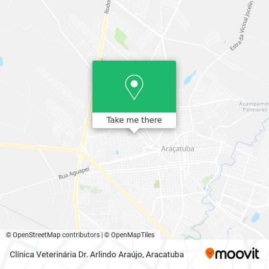 Clínica Veterinária Dr. Arlindo Araújo map