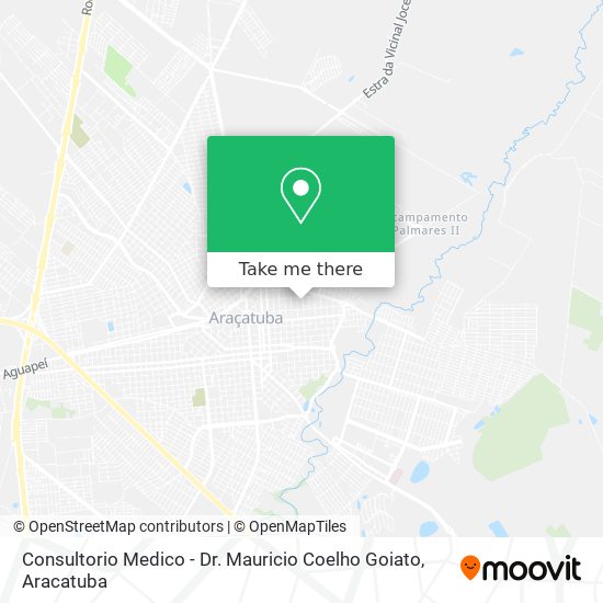 Mapa Consultorio Medico - Dr. Mauricio Coelho Goiato