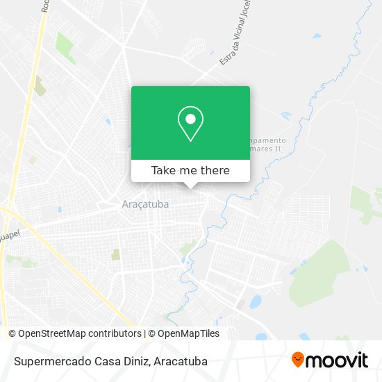 Mapa Supermercado Casa Diniz