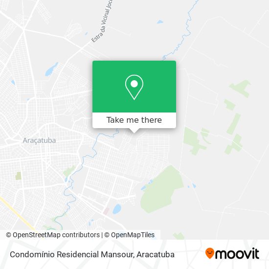 Mapa Condomínio Residencial Mansour