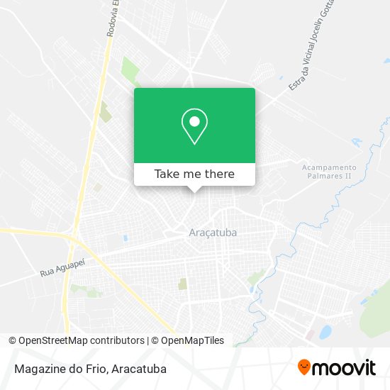 Magazine do Frio map