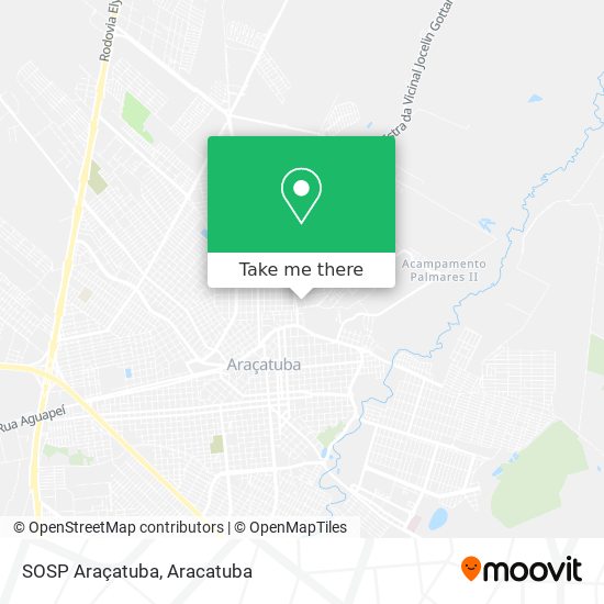 SOSP Araçatuba map