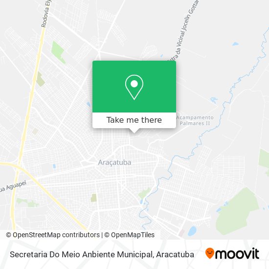 Secretaria Do Meio Anbiente Municipal map