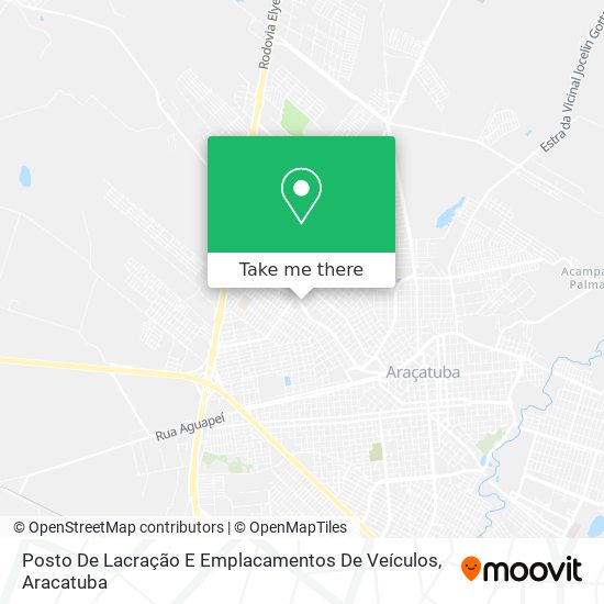 Posto De Lacração E Emplacamentos De Veículos map